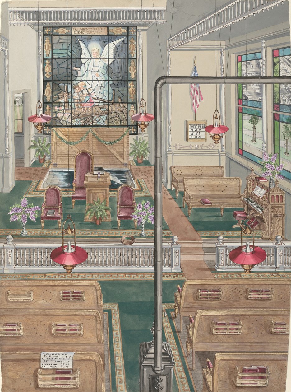 Baptistenkirche, 1901 von Perkins Harnly