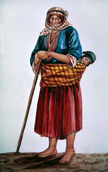 Eine Bauernmutter von Persian School