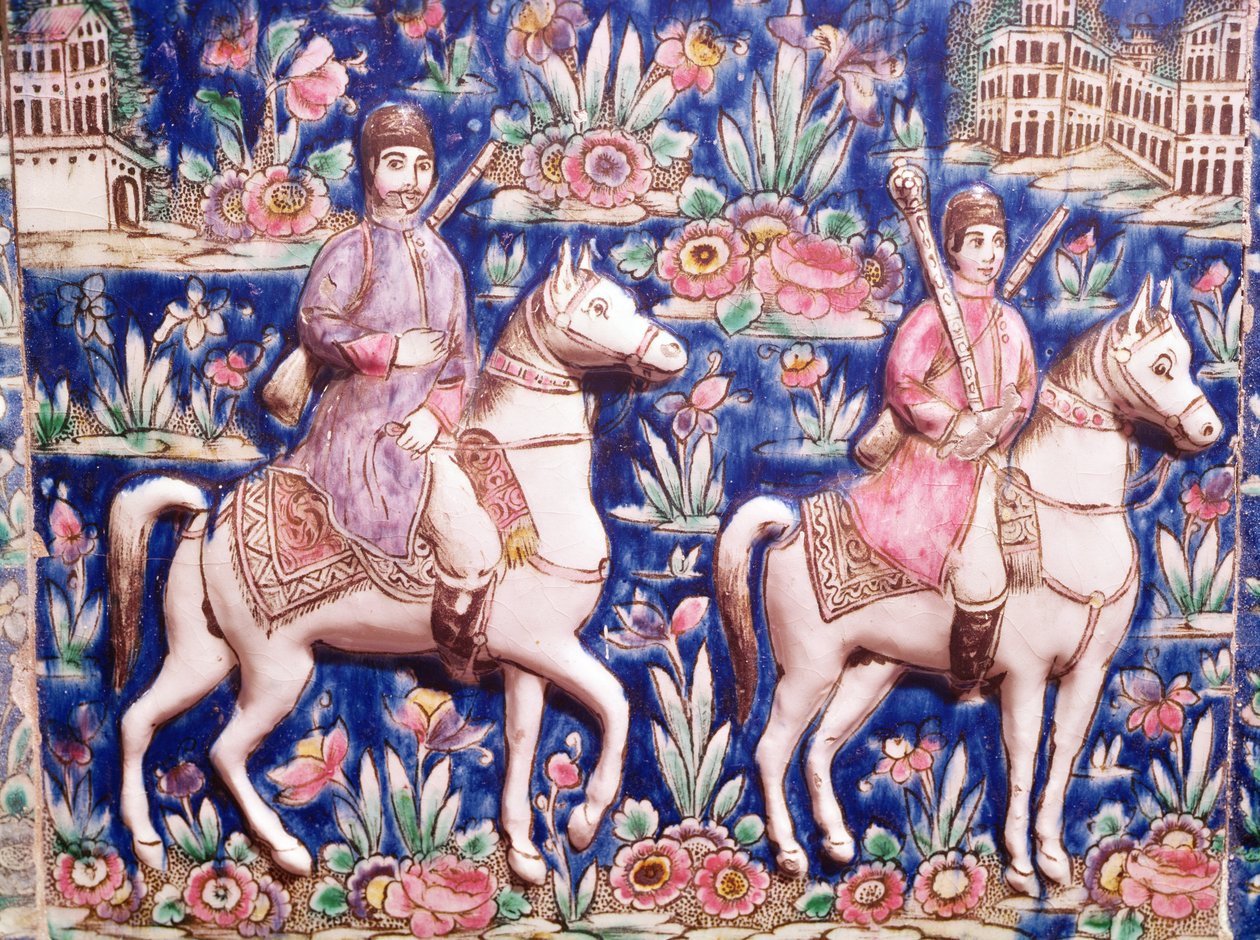 Der König auf der Jagd von Persian School