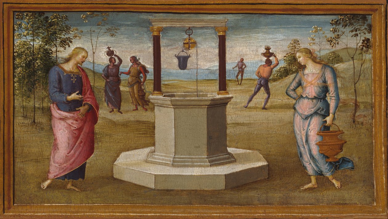 Christus und die Frau von Samaria, 1500 von Perugino