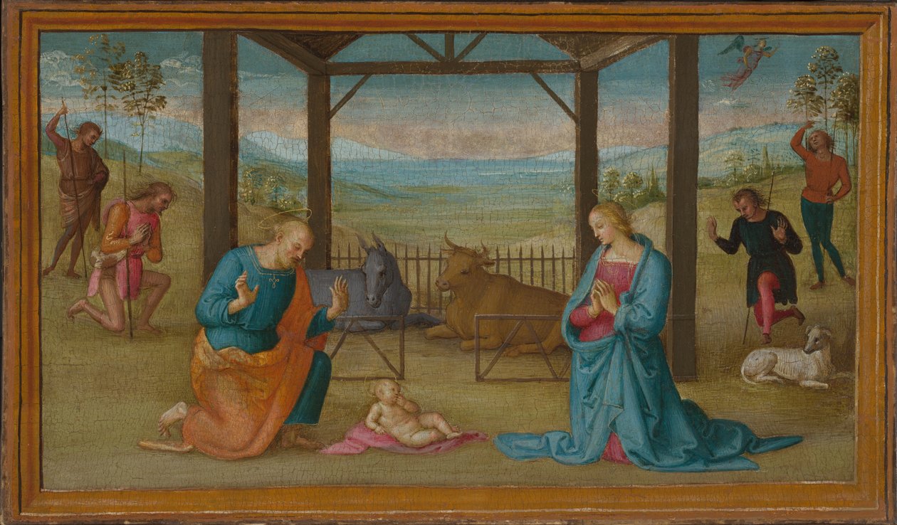 Die Geburt Christi von Perugino