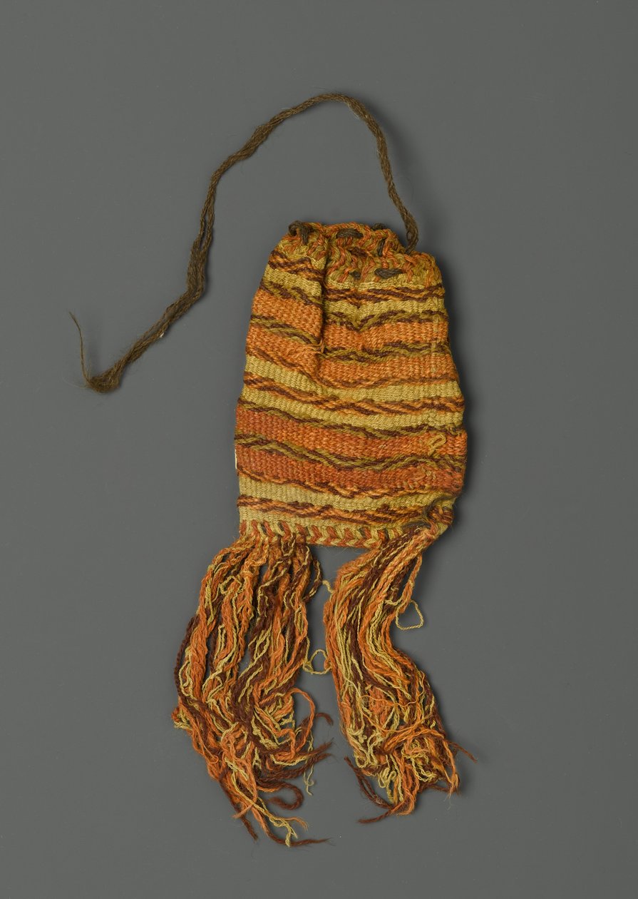Coca-Tasche, von der Südküste Perus, 1000-1500 von Peruvian School