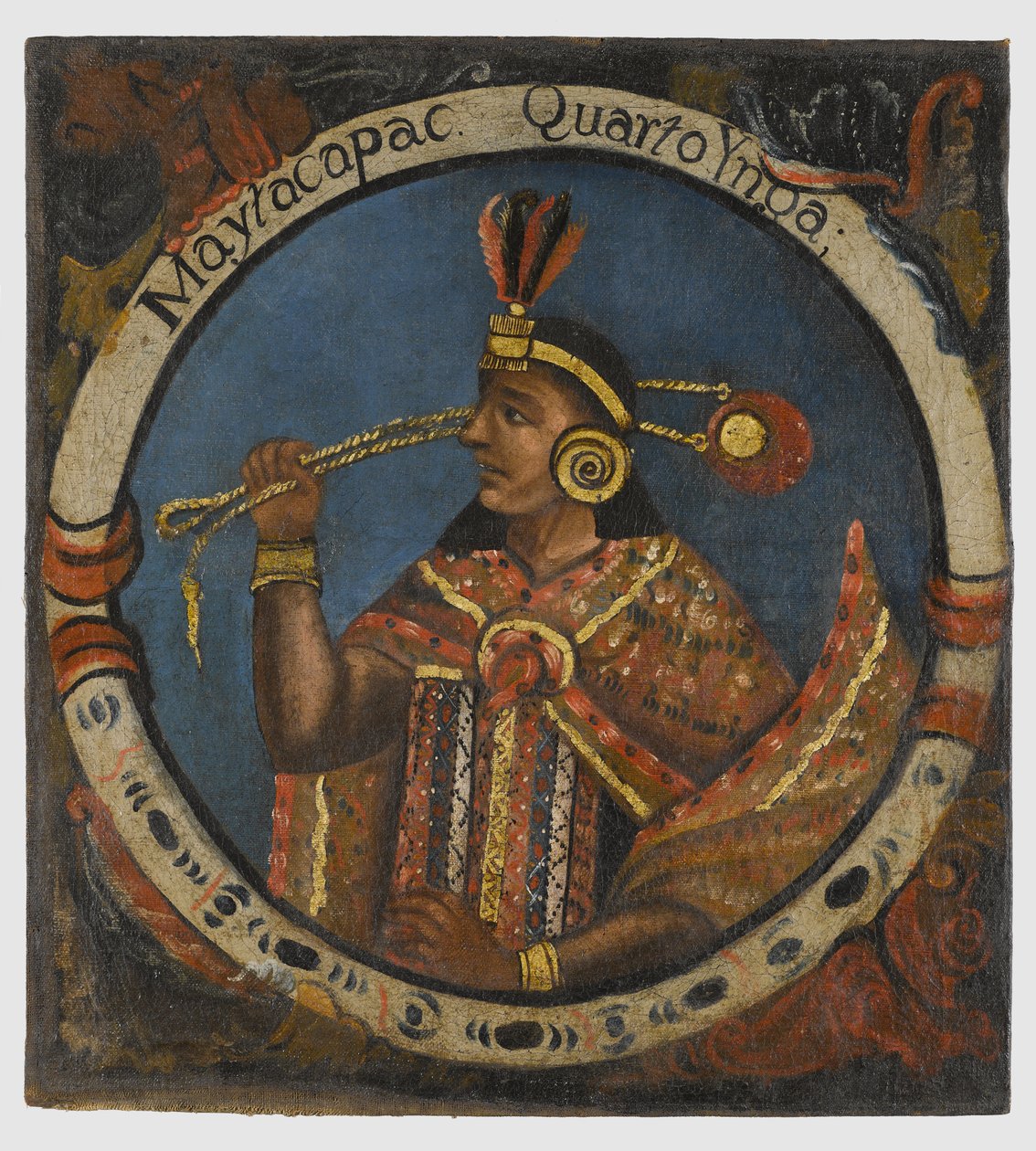 Mayta Capac, Vierter Inka-König, Mitte 18. Jahrhundert von Peruvian School