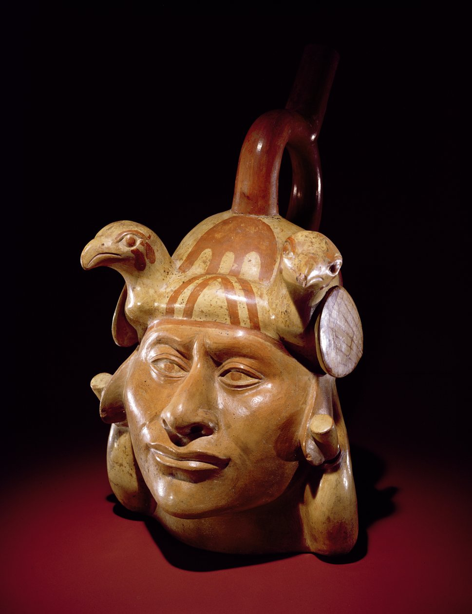 Töpferporträtgefäß, Mochica von Peruvian School