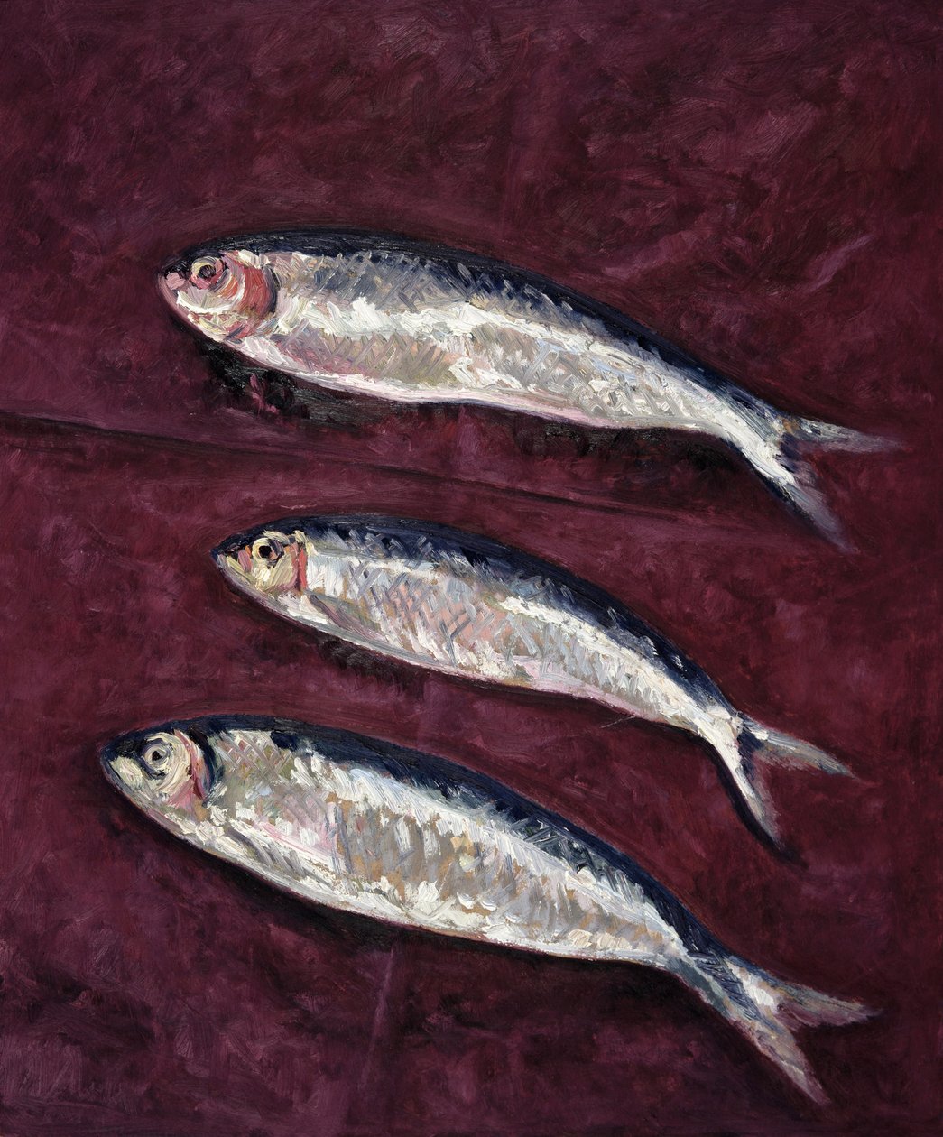 Drei Fische, 1997 von Peter Davidson