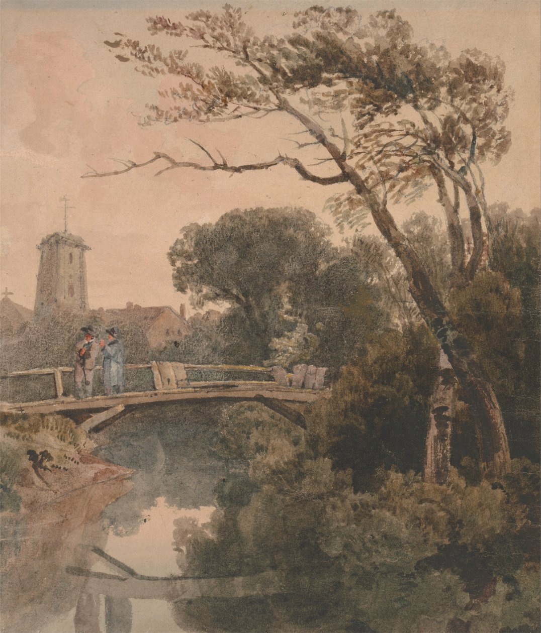 Die alte Brücke von Peter de Wint
