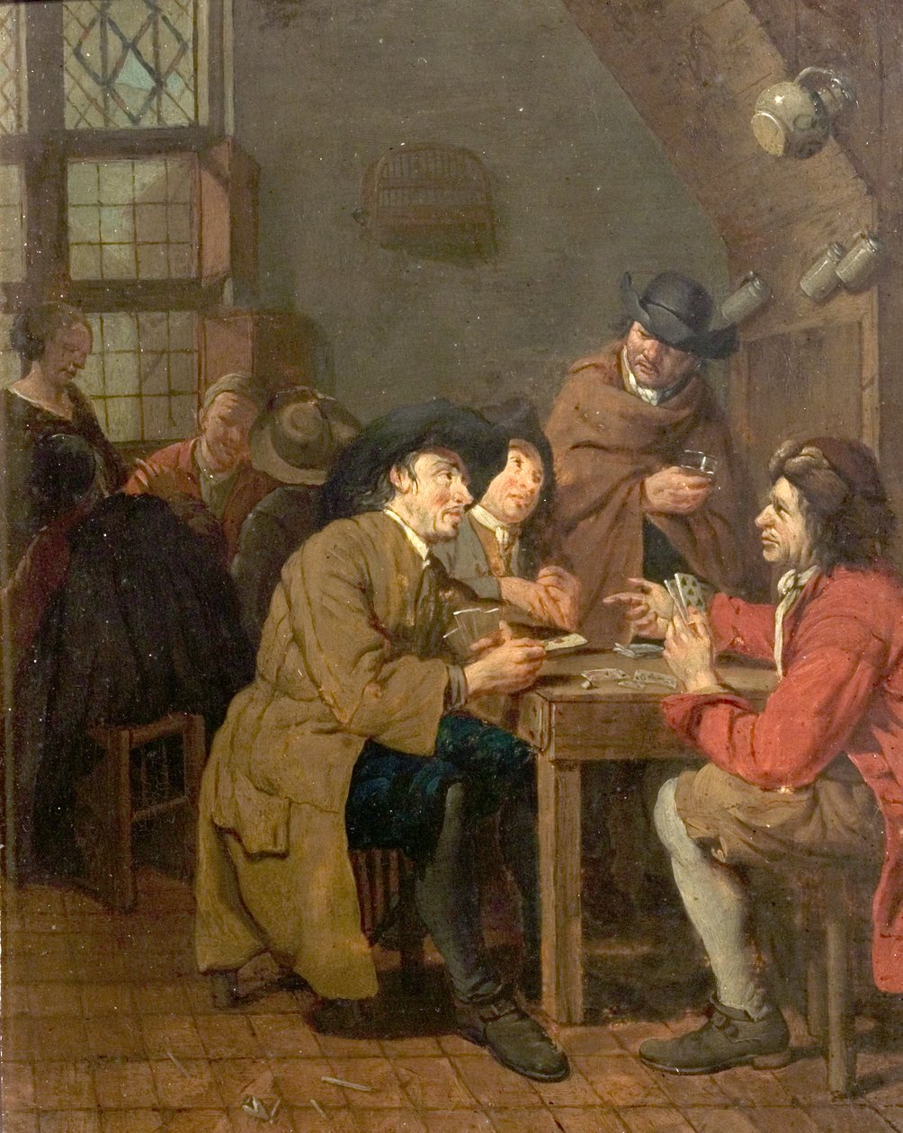 Innenraum, Kartenspiel von Peter Jacob Horemans