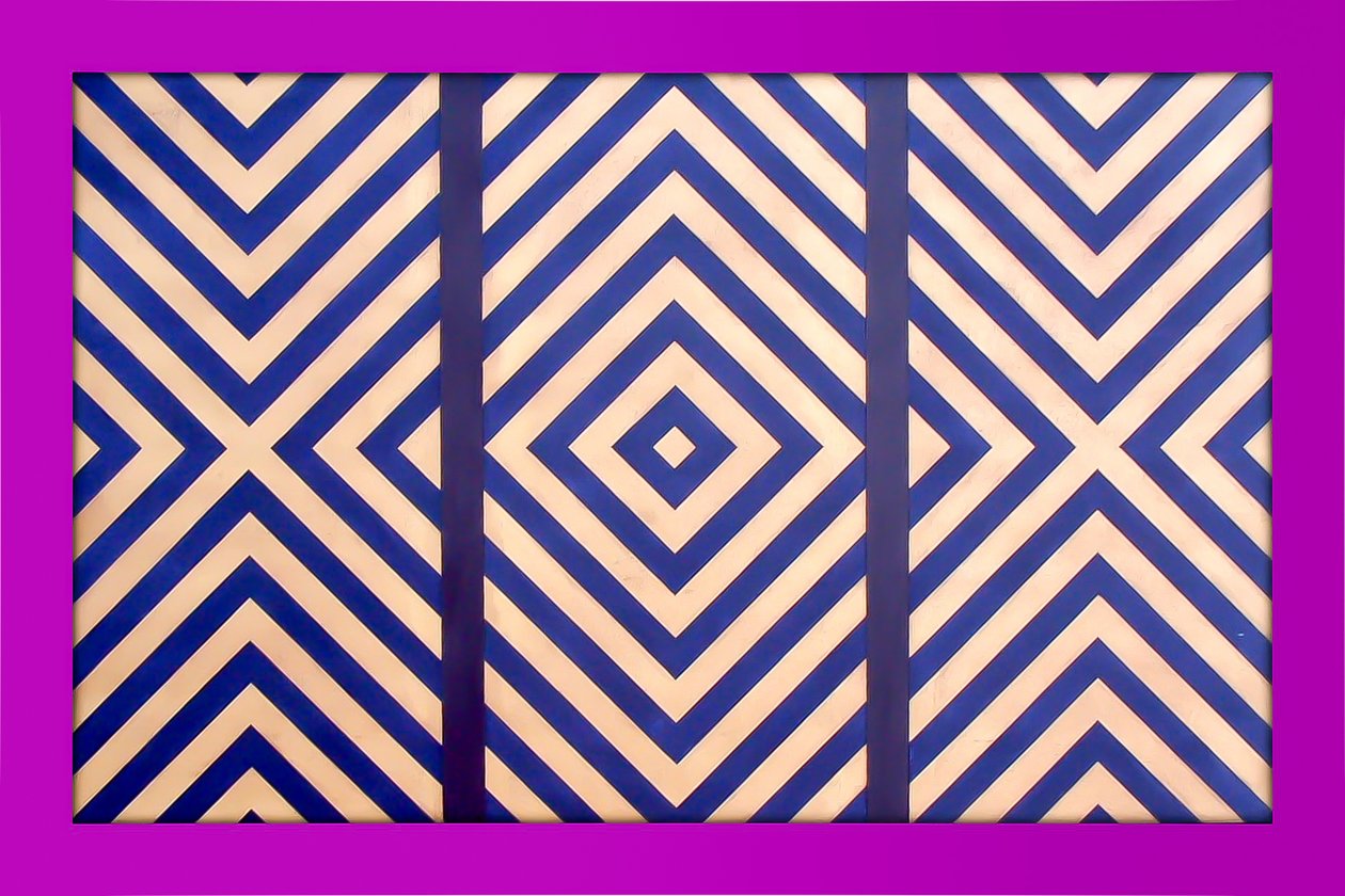 DIAGONALES TRIPTYCHON ERWEITERT 2018 von Peter McClure