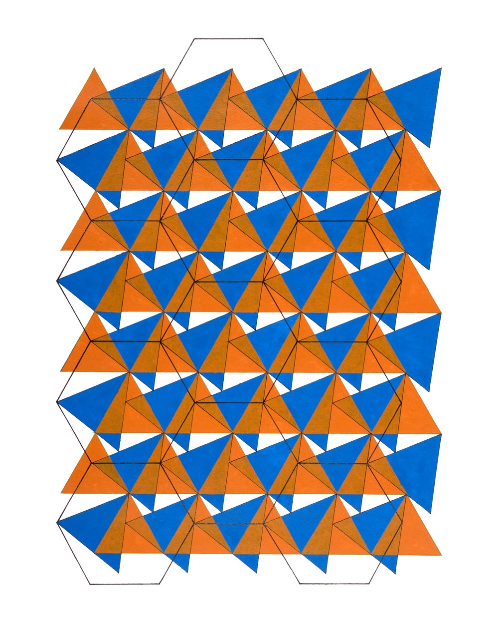 Überlagernde Gitter, 2007 von Peter McClure