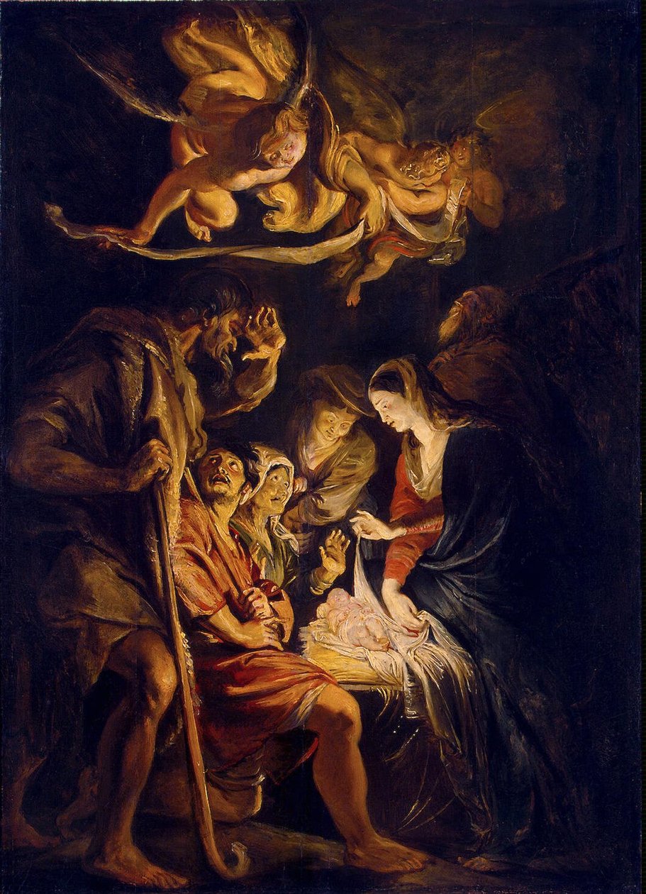 Die Anbetung der Hirten von Peter Paul Rubens