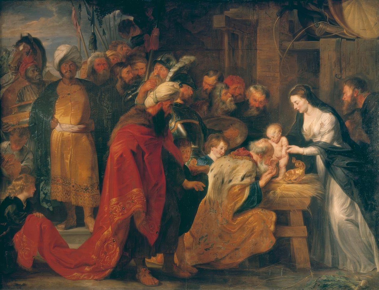 Die Anbetung der Könige von Peter Paul Rubens