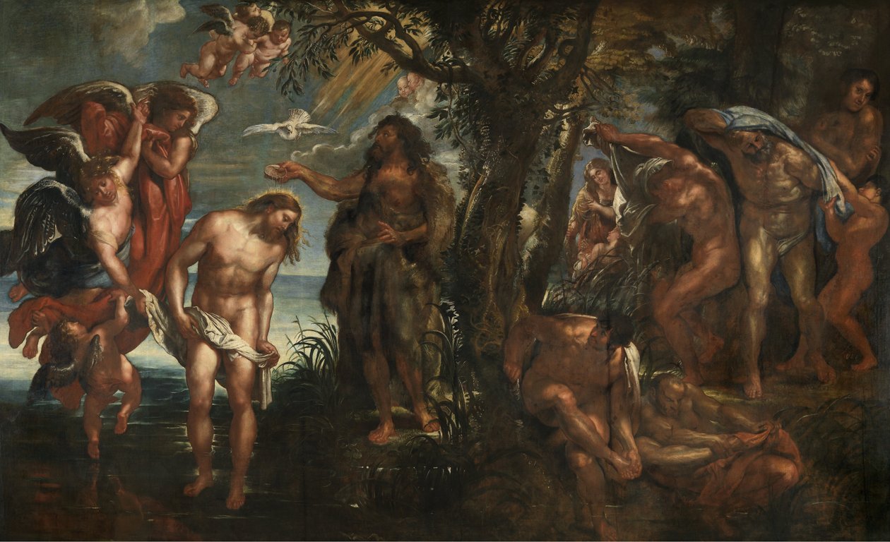 Die Taufe Christi von Peter Paul Rubens