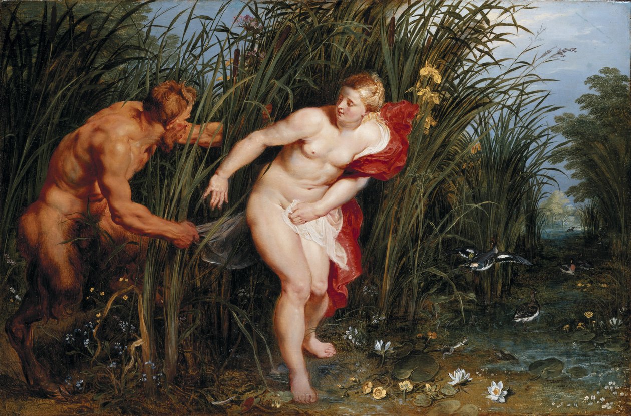 Pan und Syrinx von Peter Paul Rubens