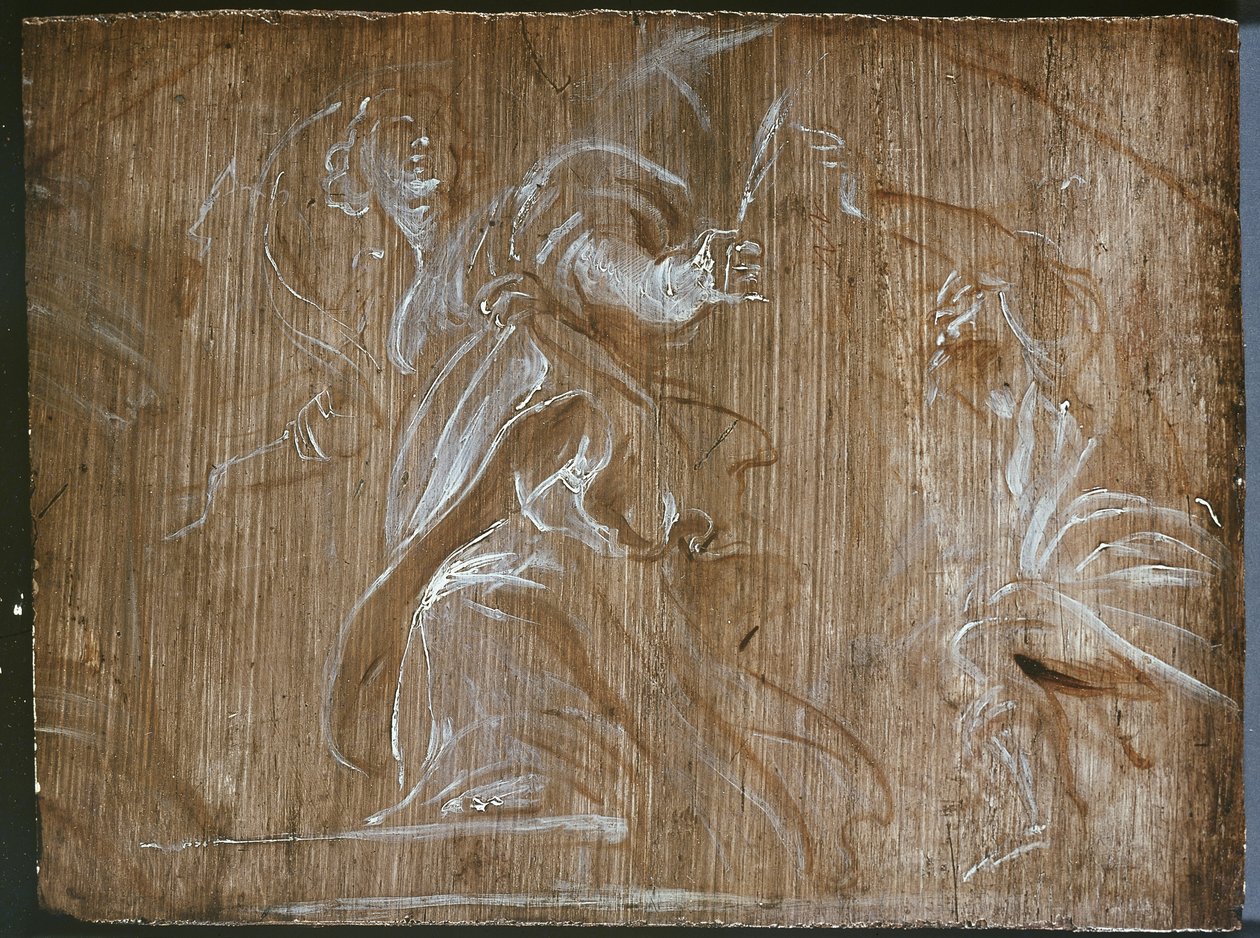 Die Verfolgung der Heiligen Barbara durch ihren Vater, 17. Jahrhundert von Peter Paul Rubens