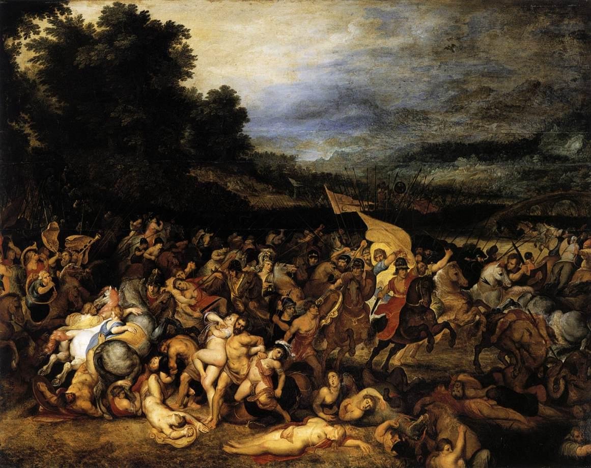 Die Schlacht der Amazonen von Peter Paul Rubens