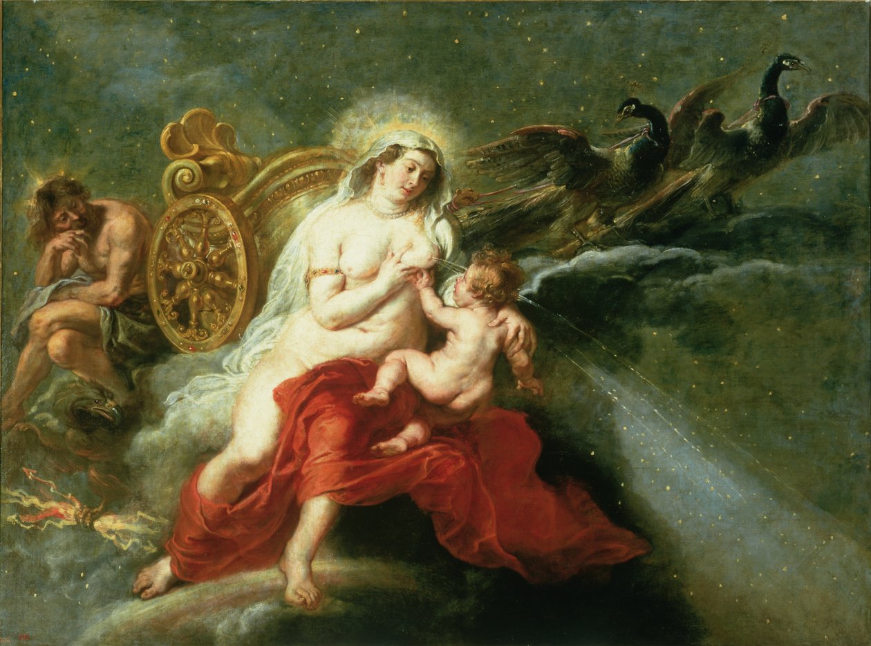 Die Geburt der Milchstraße, 1668 von Peter Paul Rubens