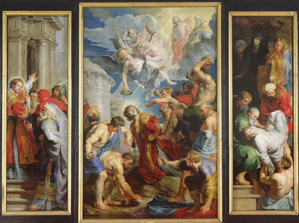 Das Martyrium des Heiligen Stephanus, ca. 1617 von Peter Paul Rubens
