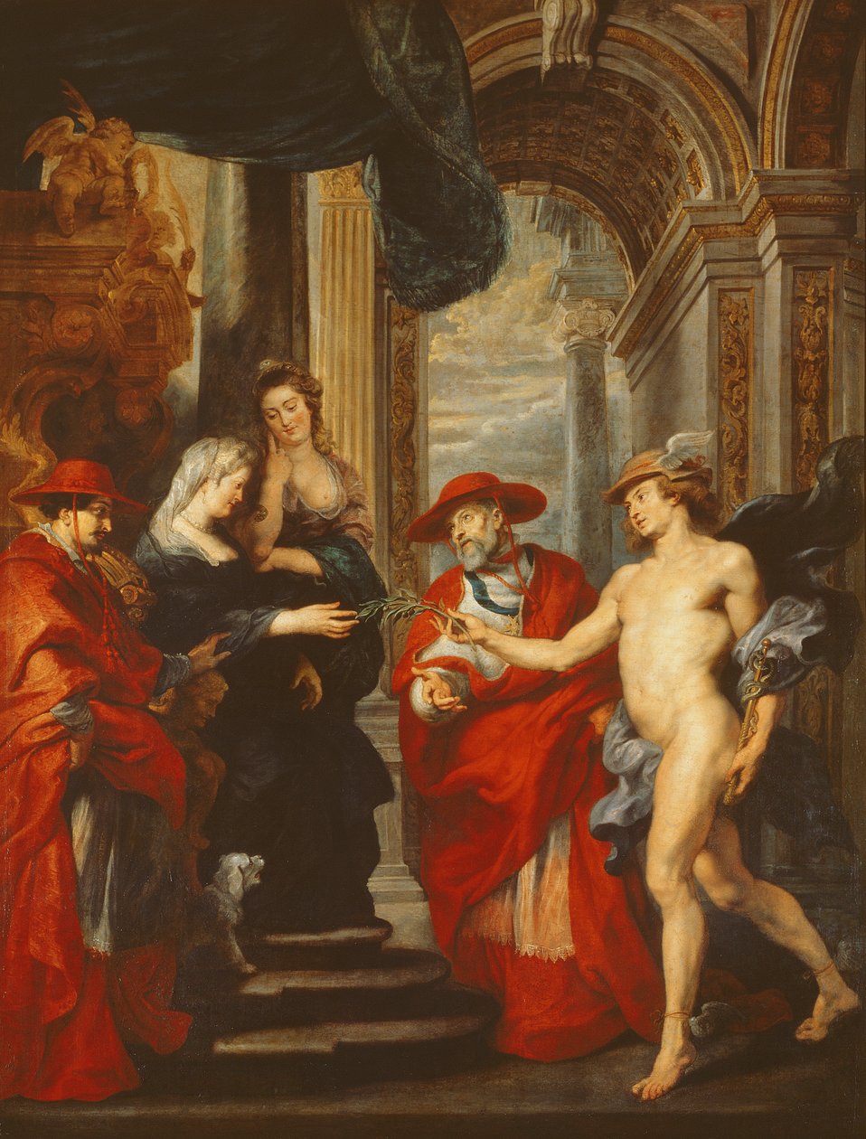 Der Medici-Zyklus: Der Vertrag von Angoulême 30. April 1619, 1621-25 von Peter Paul Rubens