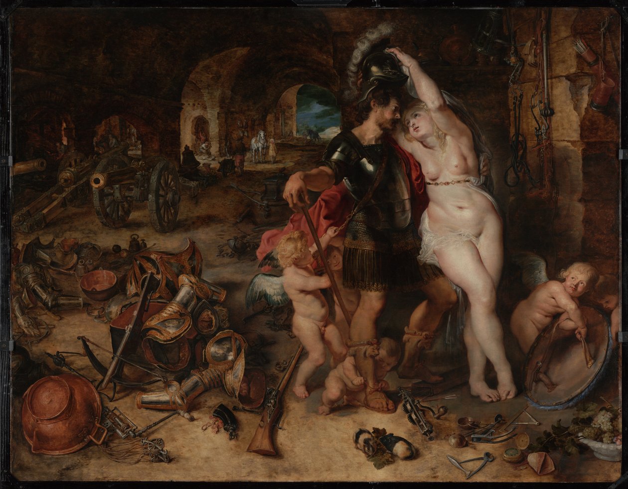 Die Rückkehr vom Krieg: Mars wird von Venus entwaffnet von Peter Paul Rubens