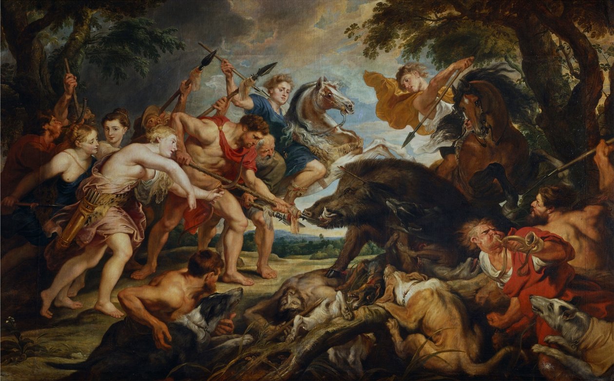 Die Jagd von Meleagros und Atalante von Peter Paul Rubens