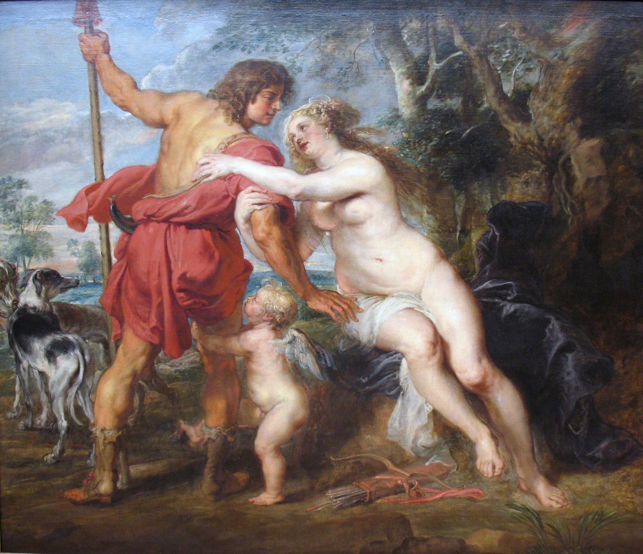 Venus und Adonis von Peter Paul Rubens