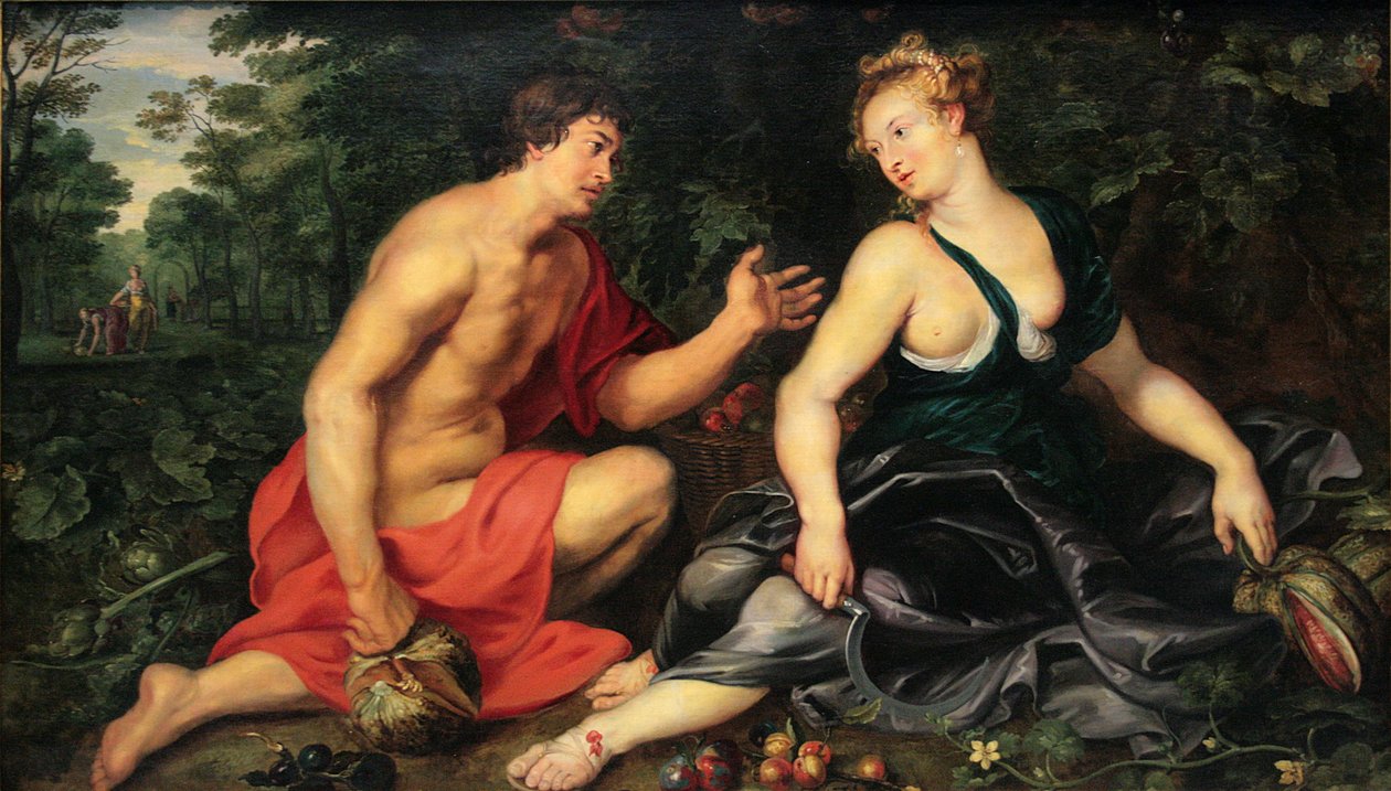 Vertumnus und Pomona von Peter Paul Rubens