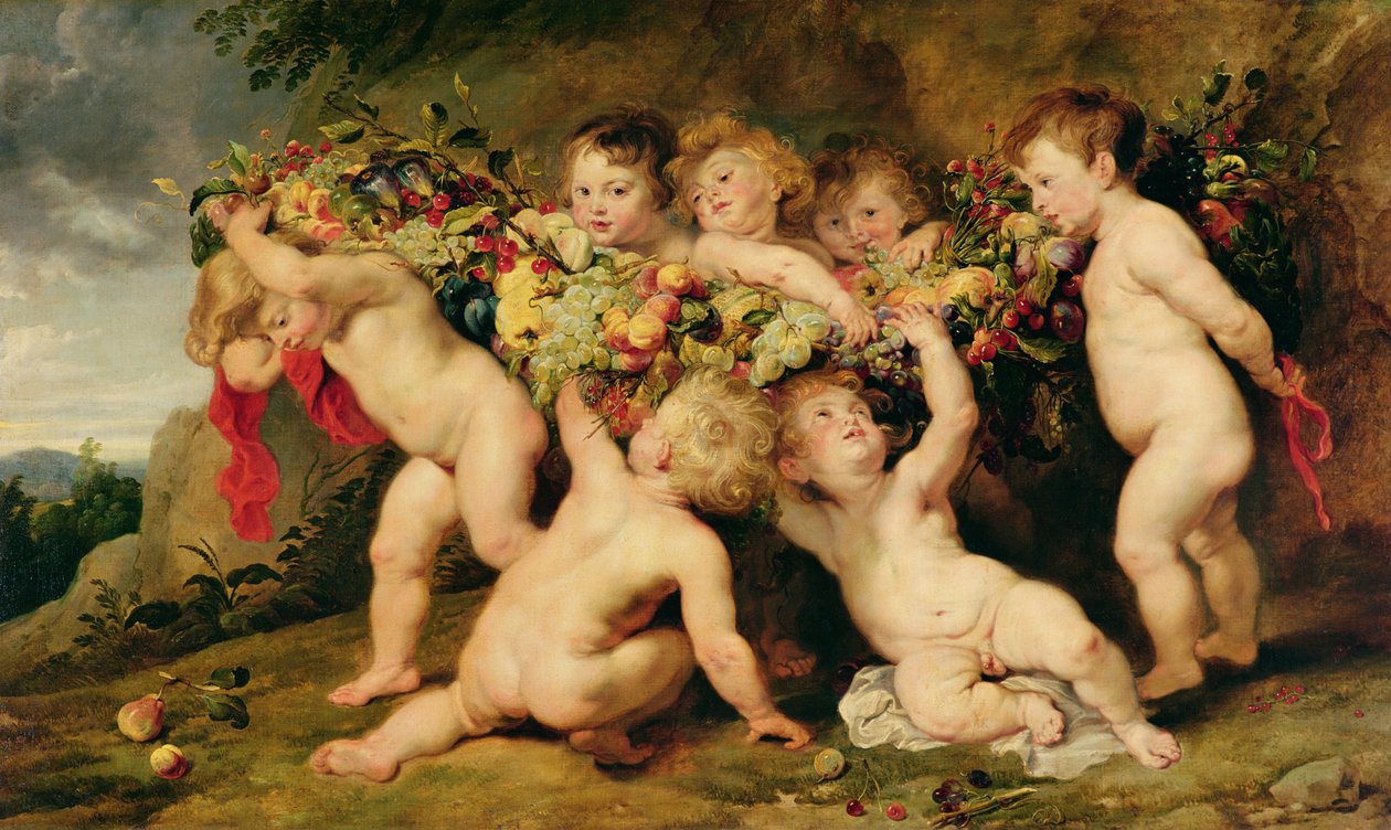 Fruchtgirlande, ca. 1615-17 von Peter Paul Rubens