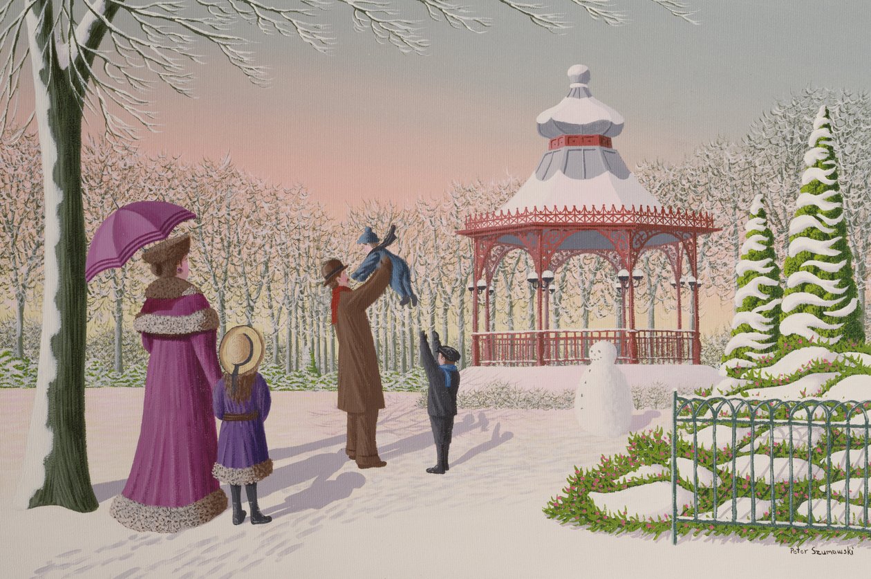 Spielen im Schnee von Peter Szumowski