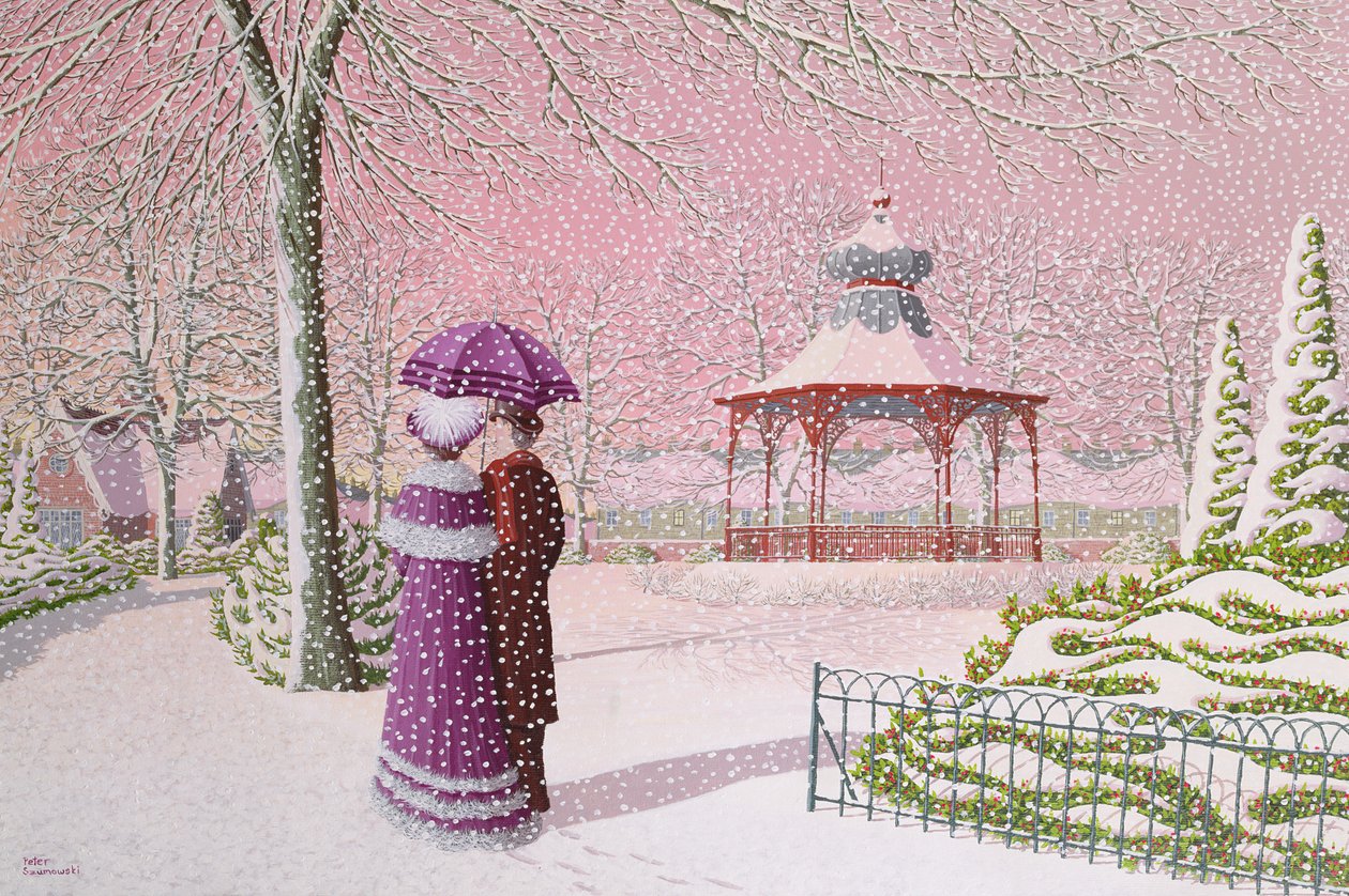 Spaziergang im Schnee von Peter Szumowski