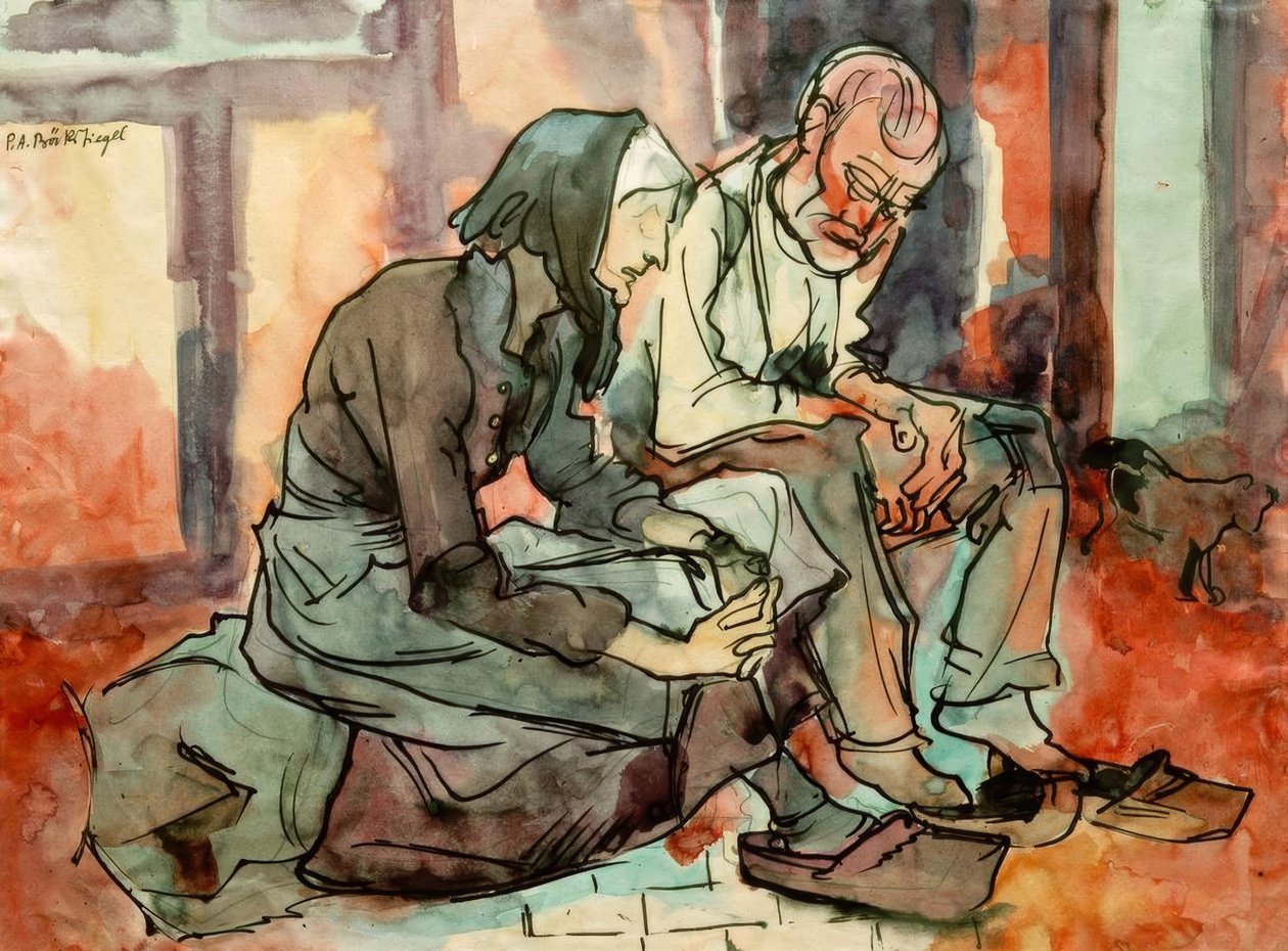 Die Eltern von Peter August Böckstiegel