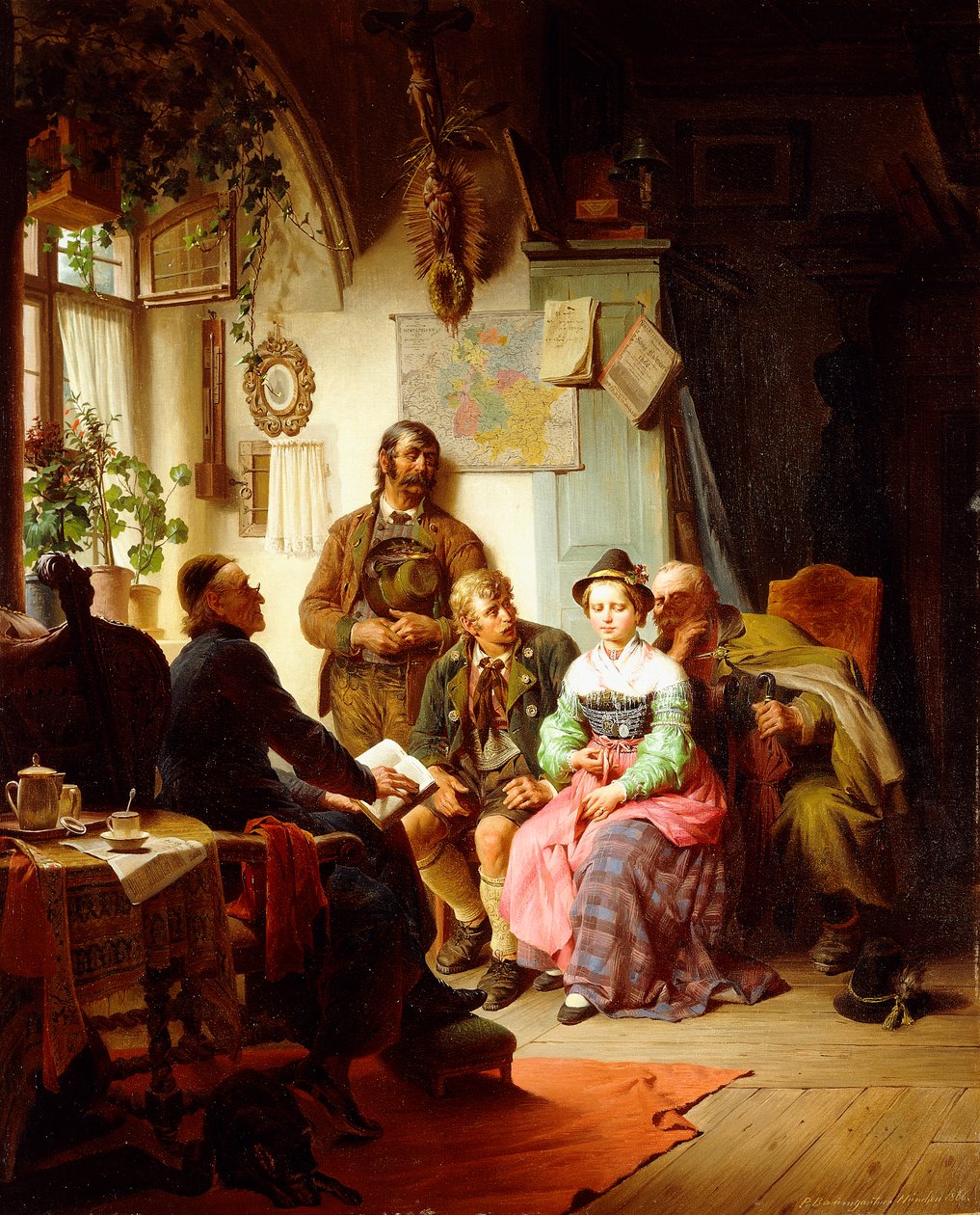 Die Eheanweisungen, 1866 von Peter Baumgartner