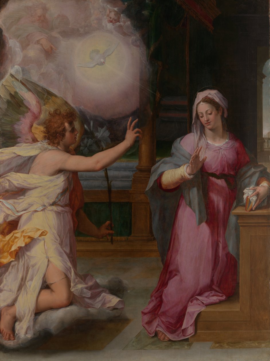 Die Verkündigung, ca. 1585 von Peter Candid