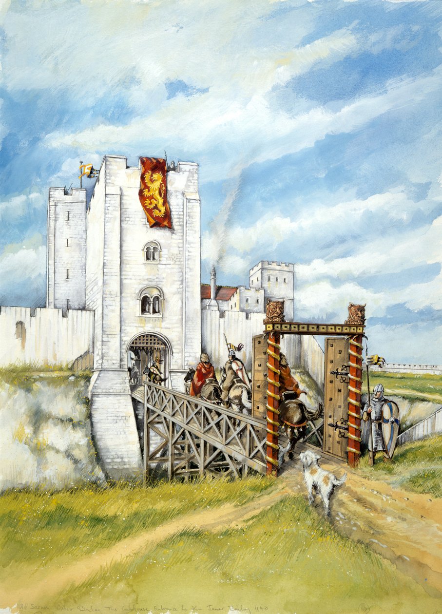 Old Sarum, 1140 von Peter Dunn