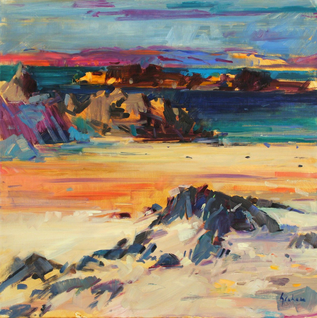 Eilean Rabach, 2012 von Peter Graham (Contemporary)