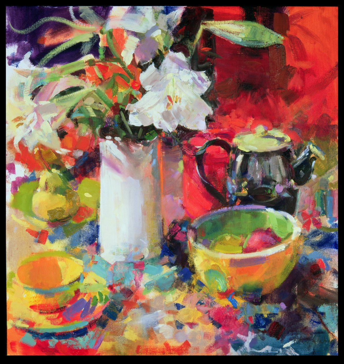 Lilien im Sommer, 2000 von Peter Graham (Contemporary)