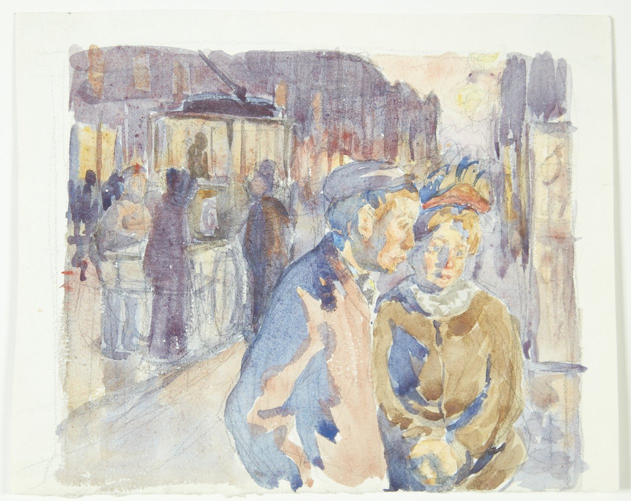 Von Enghavevej. Abend von Peter Hansen