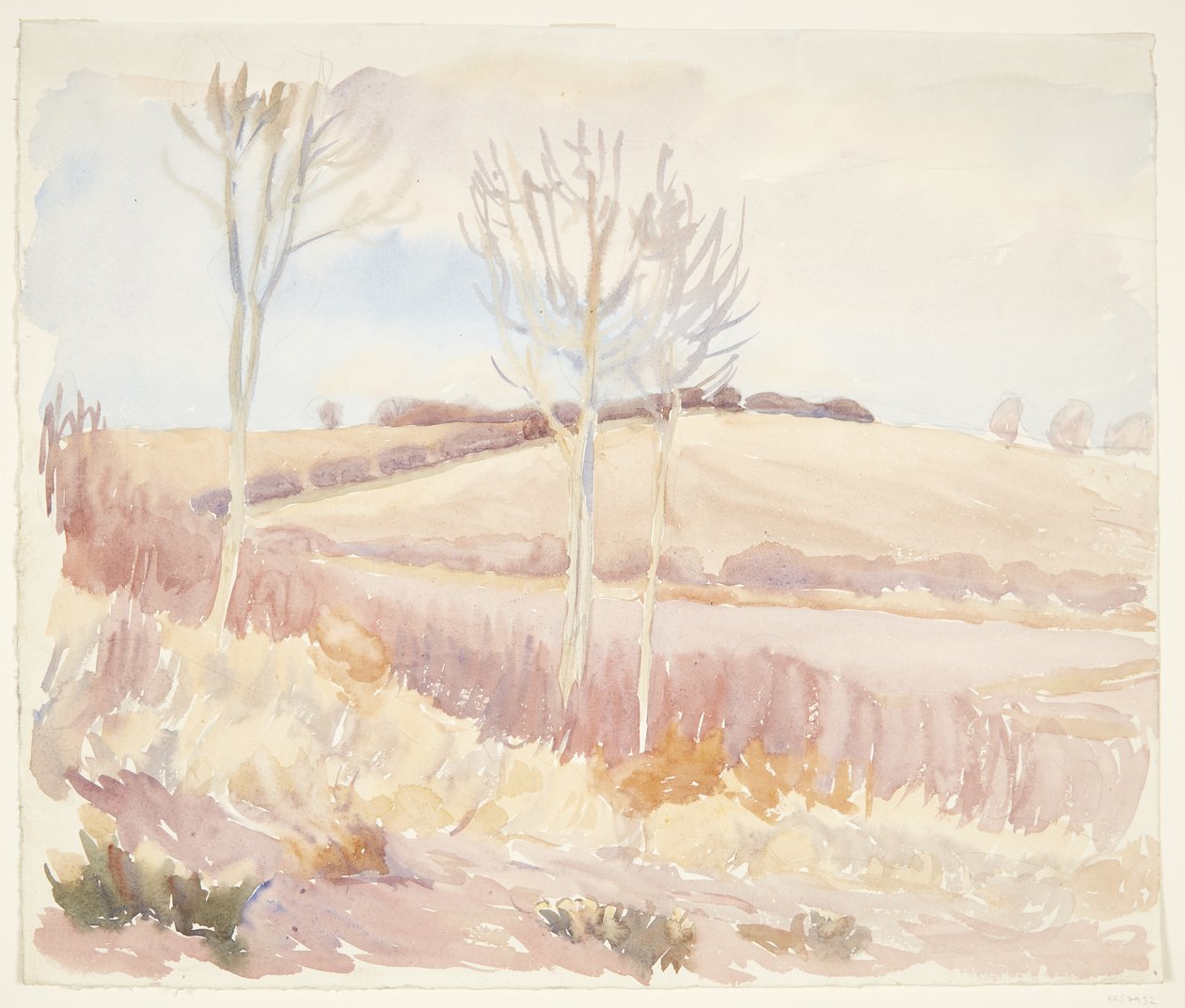 Landschaft auf Fünen. Frühling von Peter Hansen