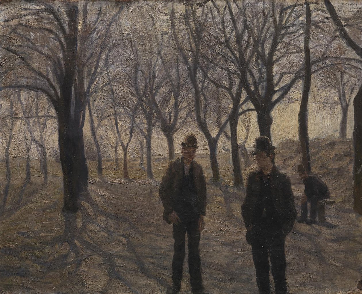 Die Wälle von Christianshavn. Frühling von Peter Hansen
