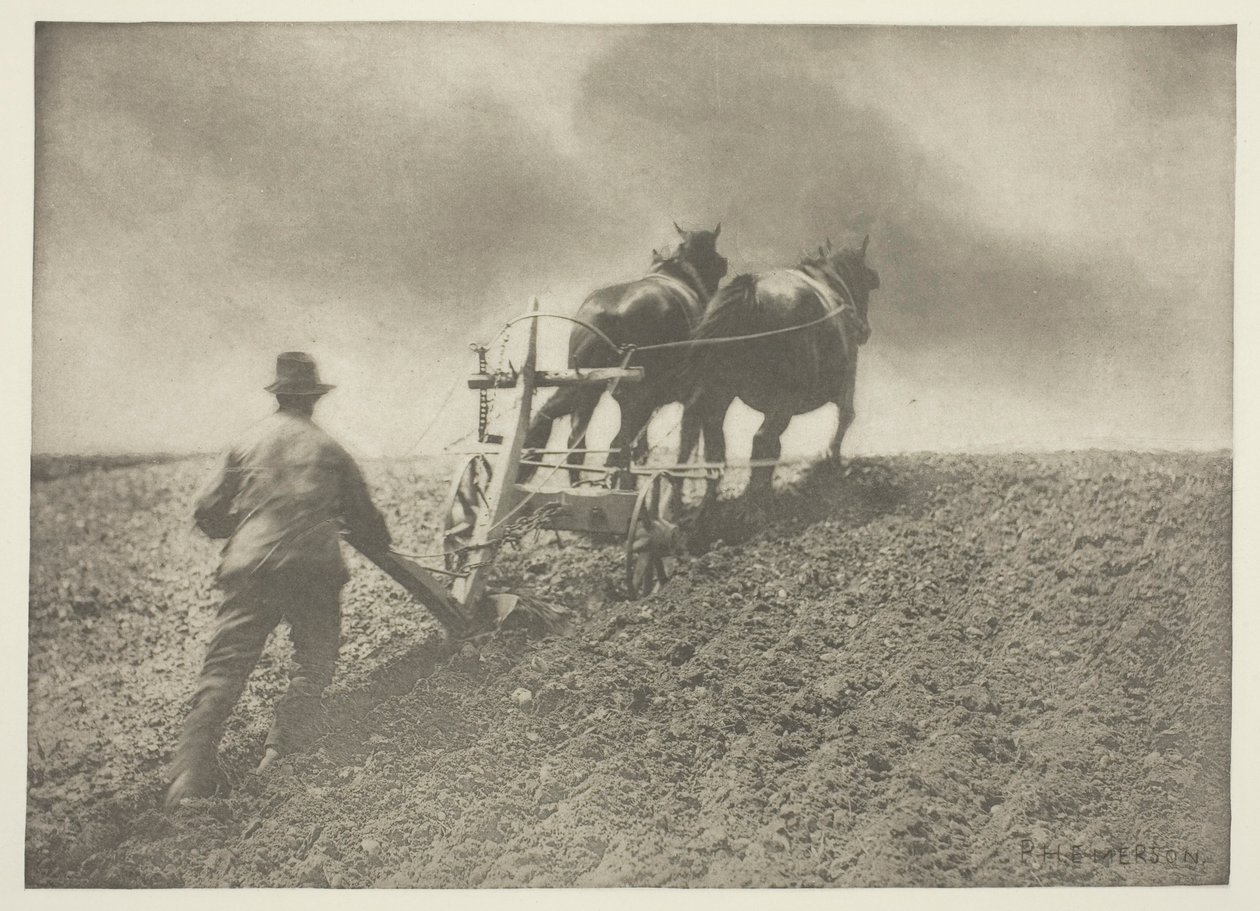 Ein harter Zug, (Suffolk) von Peter Henry Emerson