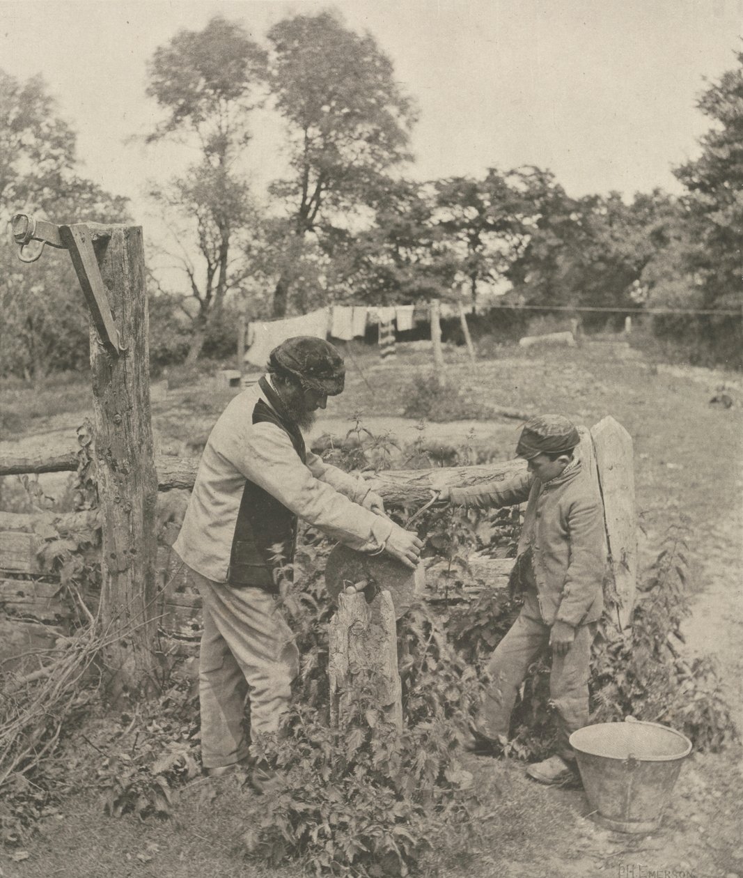 An der Schleifstein--Ein Bauernhof in Suffolk von Peter Henry Emerson