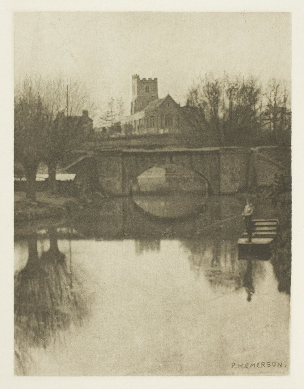 Broxbourne Kirche von Peter Henry Emerson
