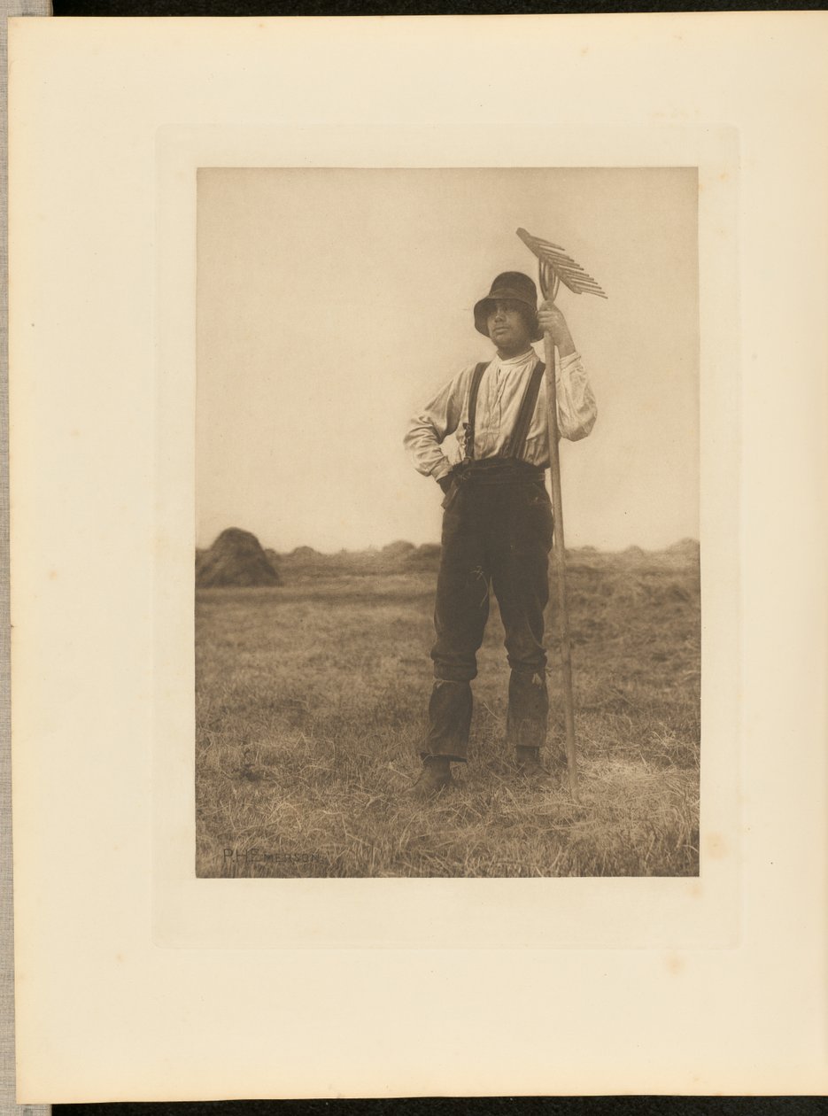 Heumacher mit Rechen. [Norfolk.] von Peter Henry Emerson