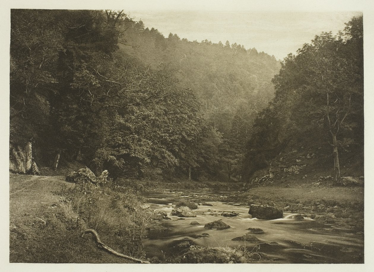 In Dove Dale (Staffordshire Seite) von Peter Henry Emerson