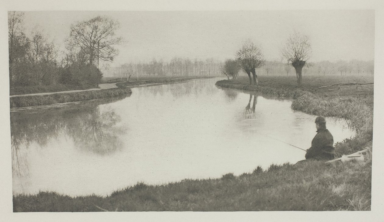 Der Schwarze Teich, in der Nähe von Hoddesdon von Peter Henry Emerson