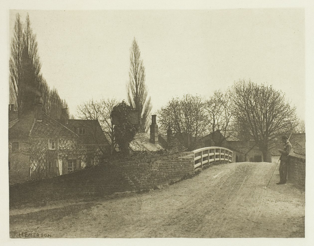 The Crown Inn, Borxbourne von Peter Henry Emerson