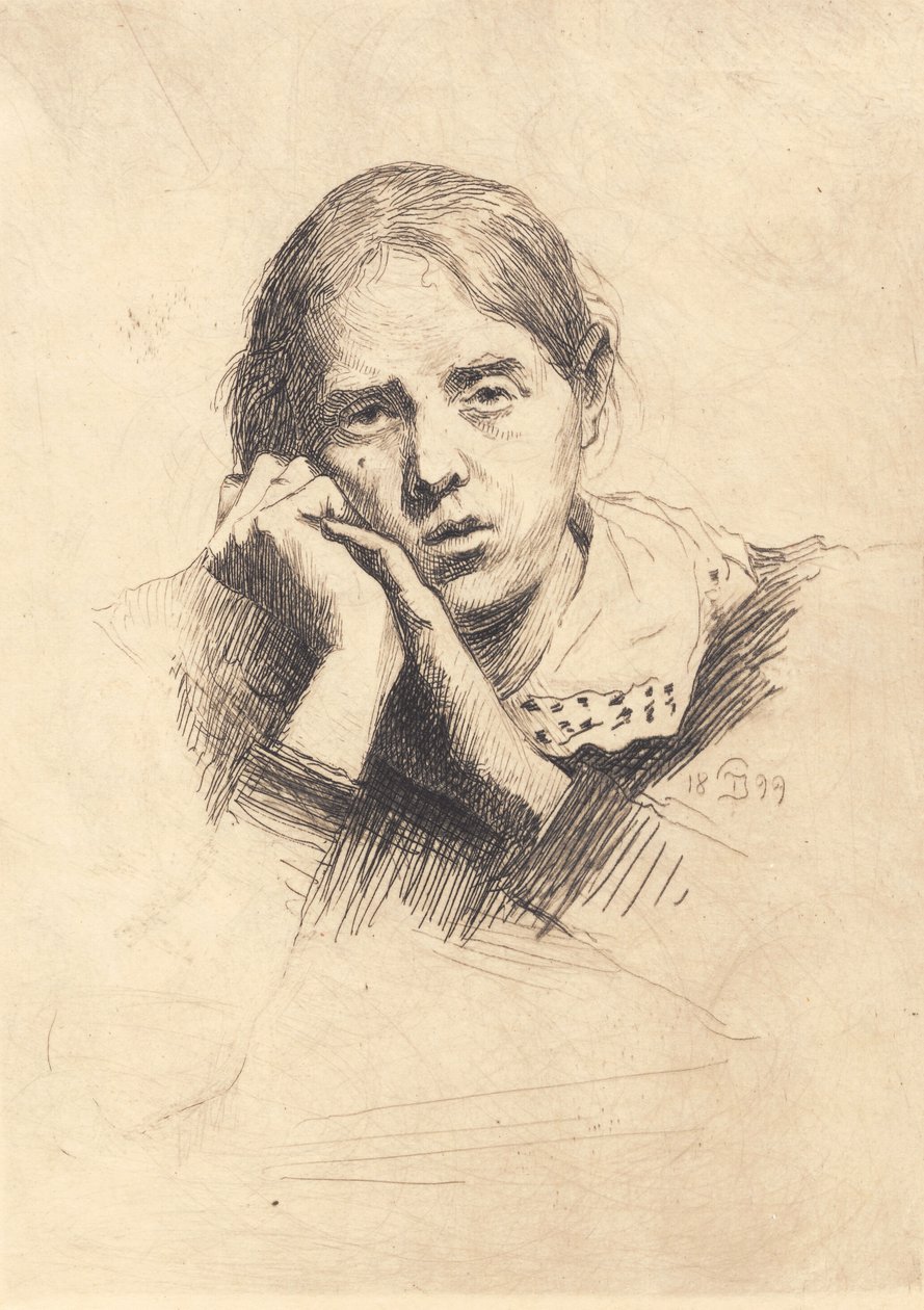 Porträt meiner Frau von Peter Vilhelm Ilsted
