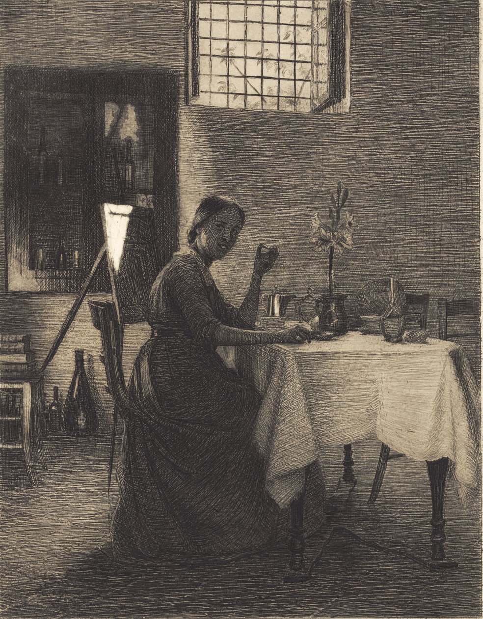 Beim Morgenkaffee von Peter Vilhelm Ilsted