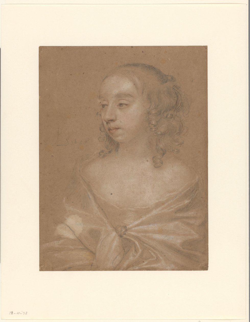 Porträt einer unbekannten Frau von Peter Lely (Sir)
