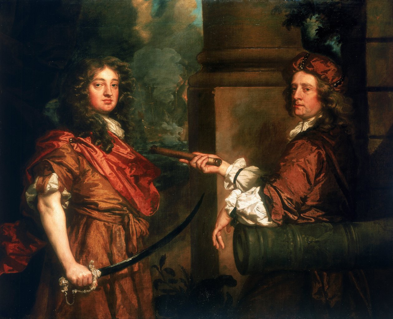 Doppelporträt von Sir Frescheville Holles von Peter Lely