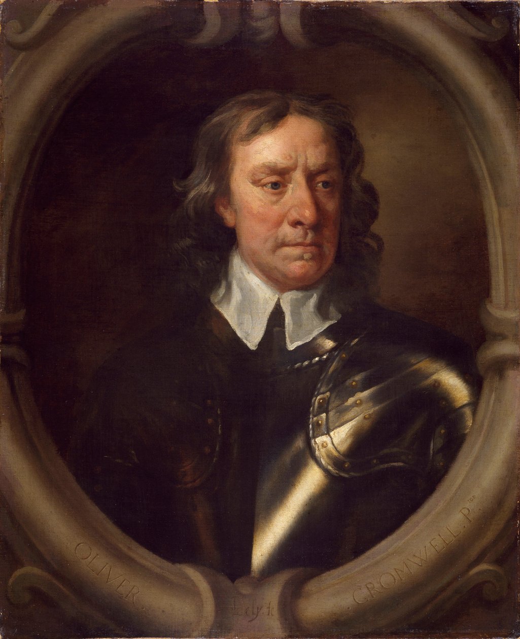 Oliver Cromwell, ca. 1653 von Peter Lely